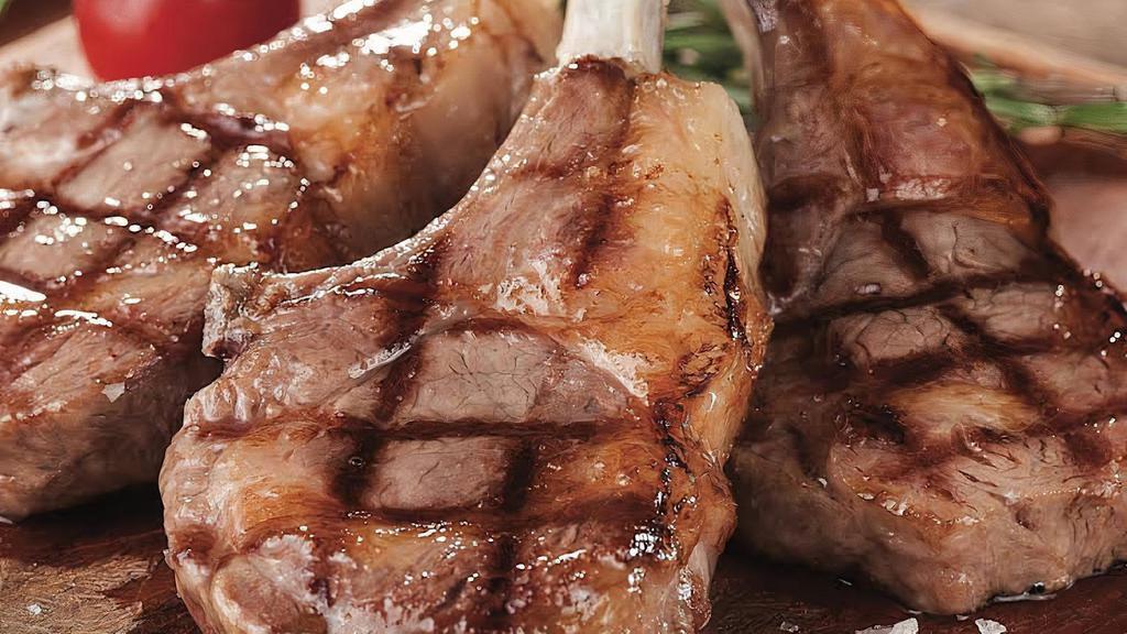 Lamb Chops · Char-grilled to perfection.