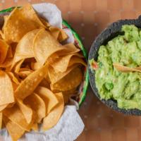 Fresh Home Guacamole · Made fresh to order, served with home-made chips.