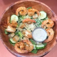 Cajun Shrimp Caesar Salad · 