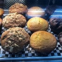 Muffin (Each) · Corn, blueberry ,Chocolate Chip, Double chocolate , Cranberry, Pistachio, French vanilla, Po...