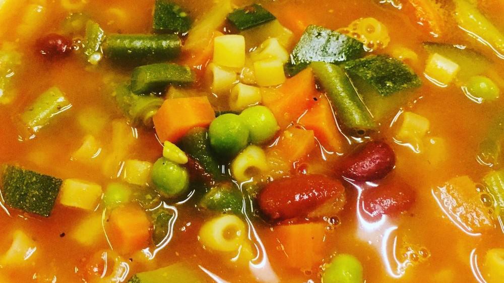 Bowl Of Minestrone Soup · 