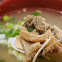 Beef Offal Soup 牛杂汤 · Savory soup made from cow meat.