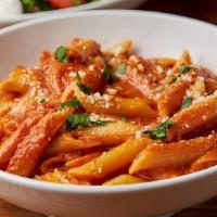 Penne Alla Vodka Pasta · With no meat with our delicious one of kind vodka sauce.