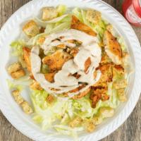 Chicken Caesar Salad With Free Can Soda  · 