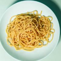 Spaghetti · Homemade spaghetti.