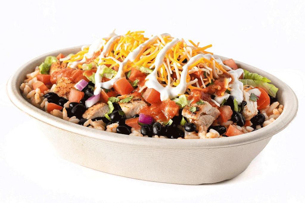 Burrito Bowl · Ditch the tortilla, and fill your bowl with the toppings of your choice.