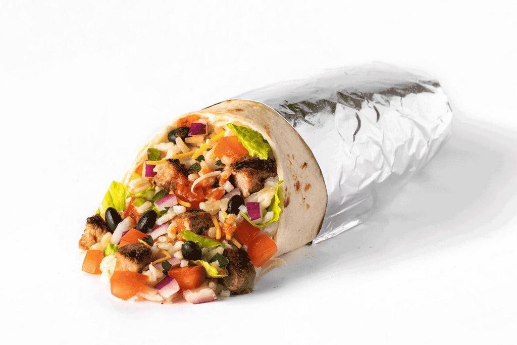 Burrito · A flour tortilla stuffed with the fillings of your choice!