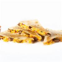 Quesadilla · A tortilla loaded with the toppings of your choice then cooked to perfection!