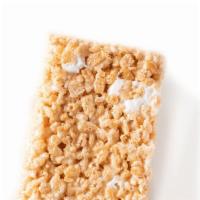 Chewy Marshmallow Bar · Gluten-free crispy rice puffs folded with marshmallow cream and a touch of brown butter and ...