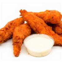 5 Spicy Tenders · Crispy tenders with choice of signature sauces. Hand breaded tenders. Short for tenderloins....