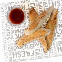 4 Grilled Tenders · Grilled tenders with choice of signature sauces. Short for tenderloins. Not strips. Not fing...