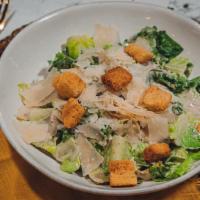 Caesar Salad · Green salad with caesar dressing and cheese. add protein for an additional charge.