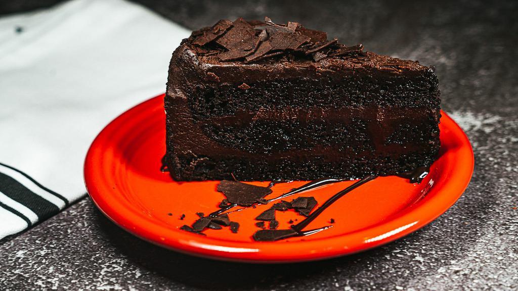 Chocolate Cake · Cake flavored with melted chocolate cocoa powder or both.