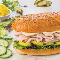 Create Your Own Sub · Include all your favorites as you choose your bread, condiments, toppings, protein, and chee...