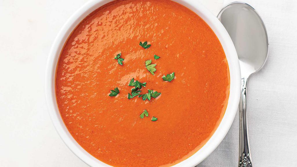 Omg! Tomato Soup · A smooth, creamy tomato-based soup with bright tomato flavors in every spoonful.