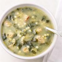 Italian Wedding Soup · Like Grandma used to make, this flavorful soup features tender mini meatballs, Romano cheese...