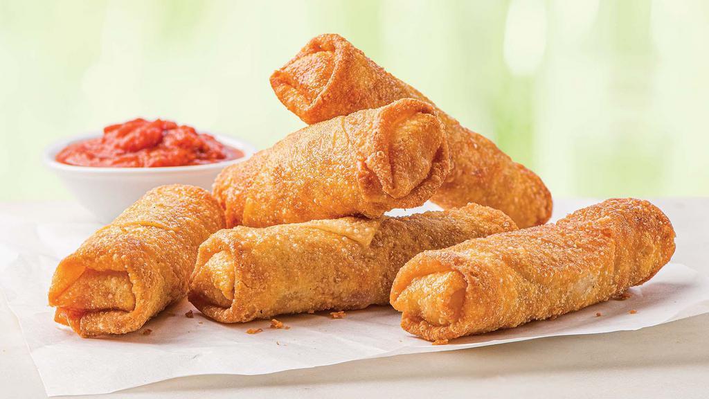 Pizza Logs · Crispy dough filled with melty whole milk mozzarella, pepperoni, and tomato sauce. Served with marinara sauce. 5-pc..