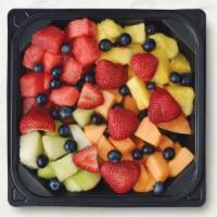 Traditional Fruit Bowl · A blend of seasonally fresh fruits,. including melons, pineapple, watermelon, and berries.
