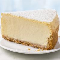 Ultimate Plain Cheesecake Slice · Light, creamy-textured New York-style cheesecake with traditional homestyle graham cracker c...