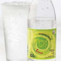 Wegmans Lime Sparkling Water · 16.9 oz