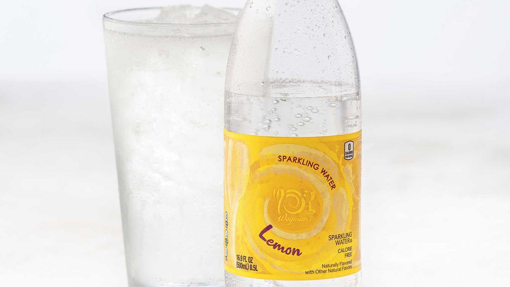 Wegmans Lemon Sparkling Water · 16.9 oz
