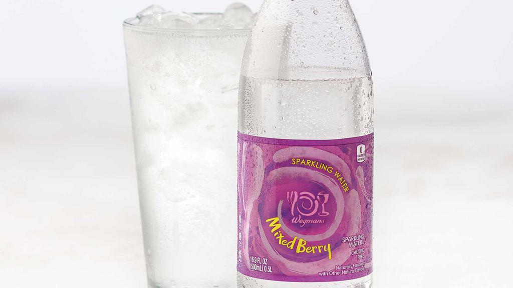 Wegmans Mixed Berry Sparkling Water · 16.9 oz