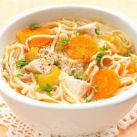 Chicken Noodle Soup · Served with noodle.