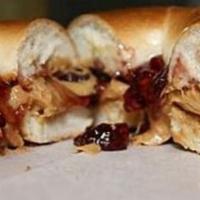 Bagel With Peanut Butter & Jelly · 