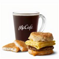 Sausage Egg Cheese Biscuit Meal · 