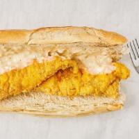Fish Sandwich · With Fries & Soda