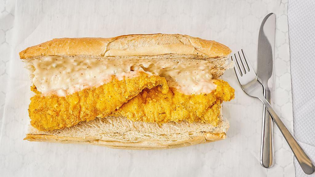 Fish Sandwich · With Fries & Soda