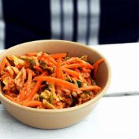 Kimchi · spicy Korean style condiment with Nappa Cabbage, carrot and green onion. contains: soy, fish...