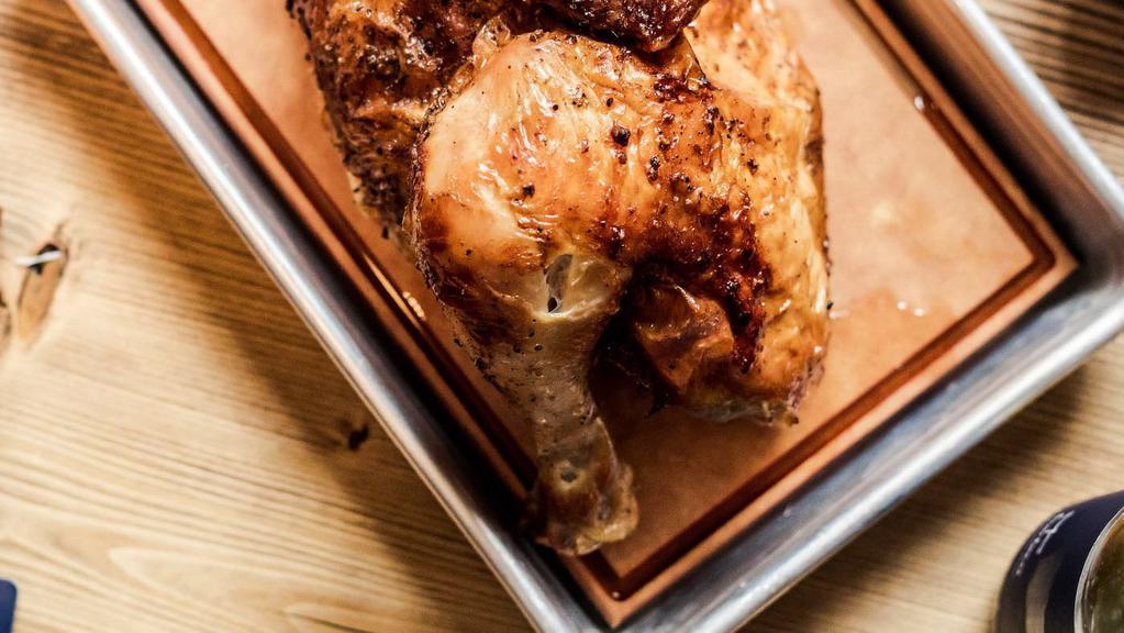Roasted Chicken · contains: garlic