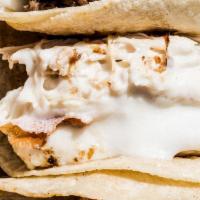Chicken Taco (W/ Cheese) · contains: dairy