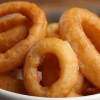  Onion Rings · Fried battered onion.