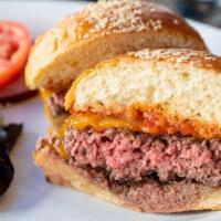 The Mark'S Off Madison Burger Deluxe · Our classic grilled burger on our homemade sesame seed bun
w/ beefsteak tomato, lettuce, red...