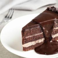 Chocolate Fudge Cake · Chocolate cake with chocolate frosting.