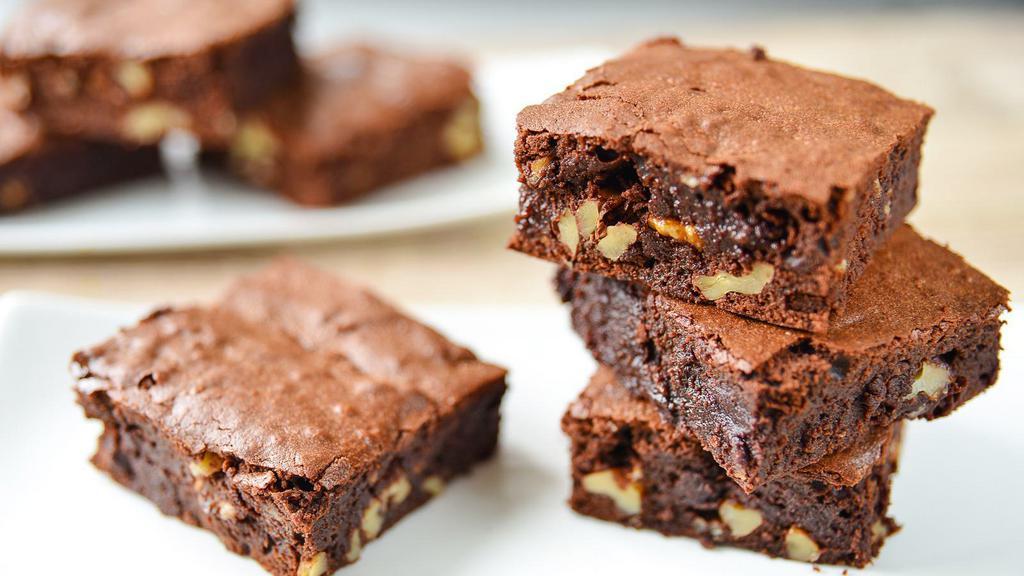 Brownie · Decadent brownie.