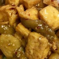 Crispy Tofu With Mixed Veg · Come with rice, free wonton soup, and egg drop soup.