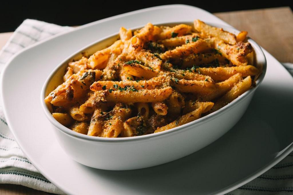Give Me Five! · PENNE, GRILLED CHICKEN, ESPOSITO'S SPICY SAUSAGE, FIVE CHEESES