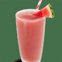It’S Back! Watermelon Mojito® Smoothie · Watermelon, mint, strawberries and lime
