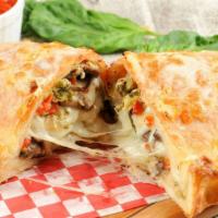 Build Your Own Calzone · 3 cheese and 2 toppings of your choice.