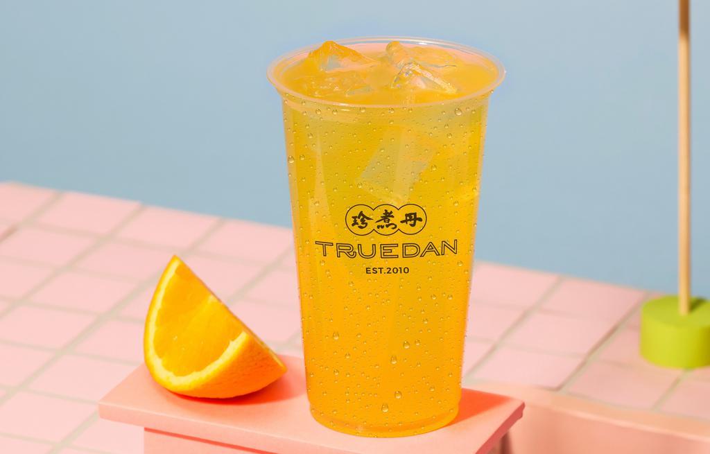 Orange Lemon Green Tea · Green tea with Fresh Orange and lemon juice