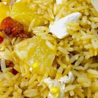 Pineapple Fried Rice  · Choice of Vegetable, Chicken, Pork, Beef or Shrimp *Made with Eggs
