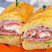 Godfather · Ham, prosciutto, capicola, and fresh Mozzarella.