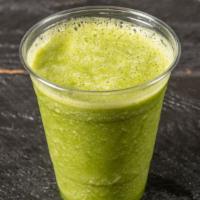 Green Special · Green apple, lemon, kale, spinach, celery, pineapple, ginger