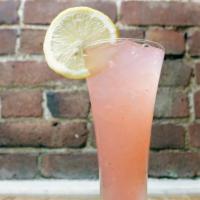 Strawberry Basil Lemonade · Fresh & Delicious In house made strawberry lemonade with a touch of basil