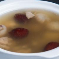 Steamed Chicken Soup W. Red Dates · 2 person serving