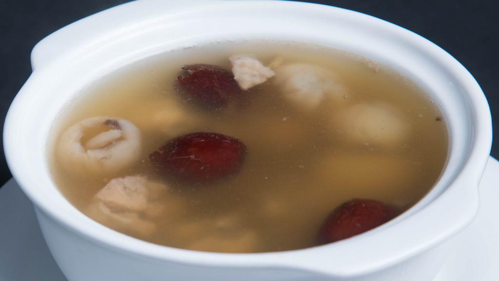 Steamed Chicken Soup W. Red Dates · 2 person serving