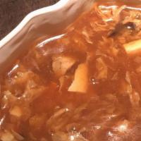 Hot & Sour Soup (Vegetarian) · Spicy. 2 person serving